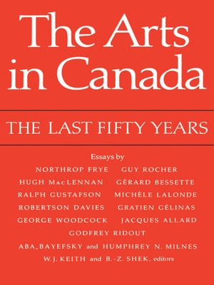 cover image of The Arts in Canada